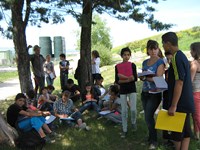 Visite de l'ISDND par les collÃ©giens participant Ã l'IDD