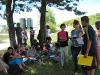 Visite de l'ISDND par les collégiens participant à l'IDD