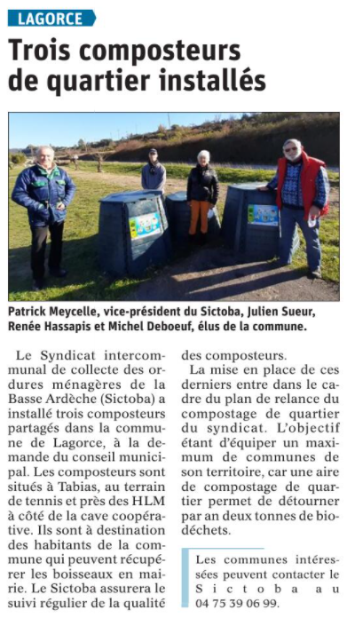 201204 DauphinÃ© LibÃ©rÃ© Composteurs Lagorce