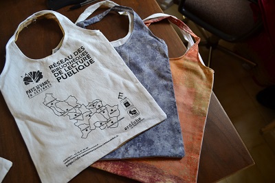 Les sacs Ã livre en tissus recyclÃ©s