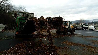Broyage des dÃ©chets verts