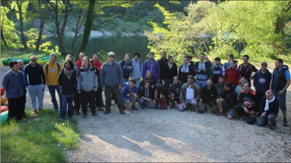 Les participants au dÃ©part de la base nautique de ChÃ¢mes