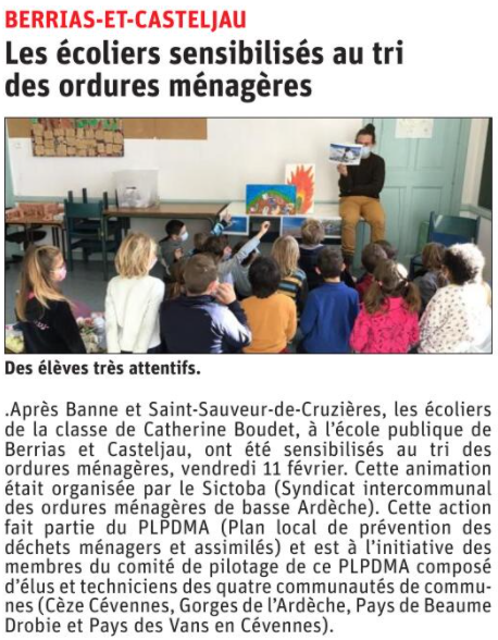 220216 DauphinÃ© LibÃ©rÃ© Animation Berrias
