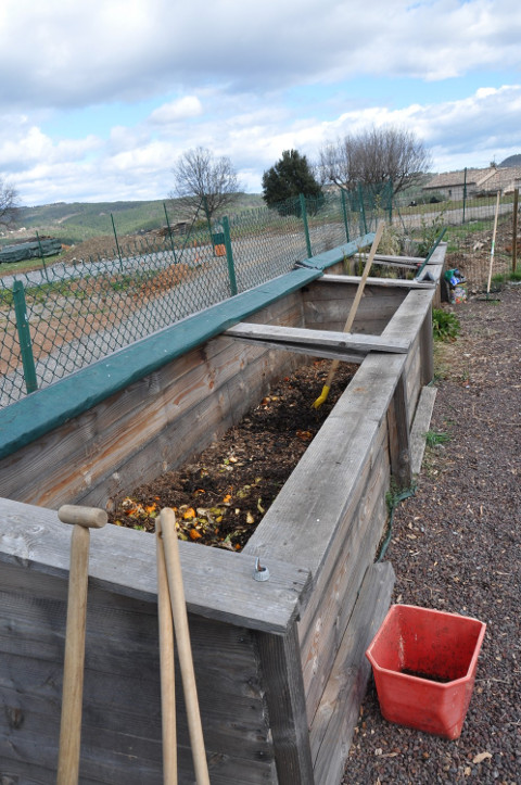 Aire de compost