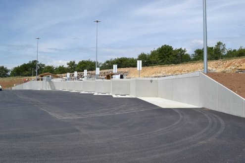 travaux de rÃ©habilitation sur la dÃ©chetterie