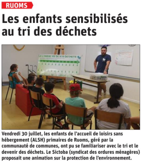 210801 DauphinÃ© LibÃ©rÃ© Animation Ruoms