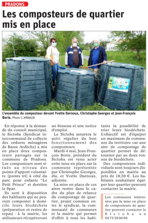 210506 DauphinÃ© LibÃ©rÃ© Composteurs Pradons